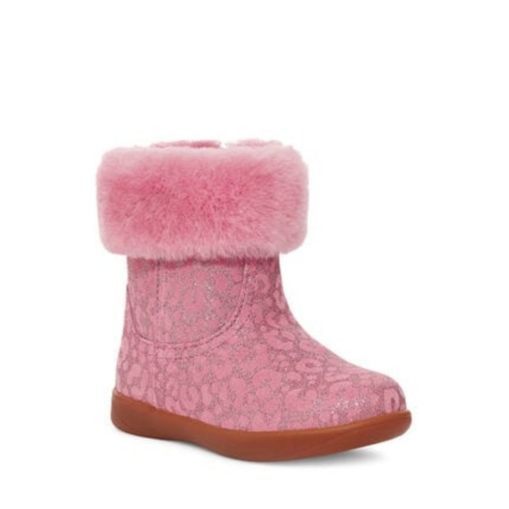UGG BABY JORIE II GLITTER LEOPARD BOOT